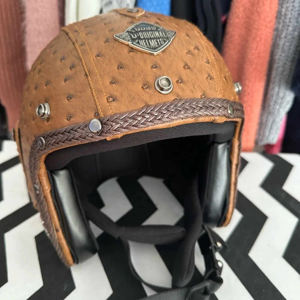 Vintage 3/4 Half Shell Adult Helmet - Picture 10 of 12